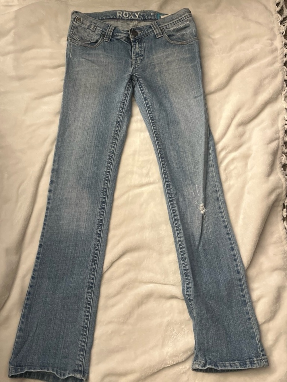 Roxy Light Wash Flared Women's Jeans